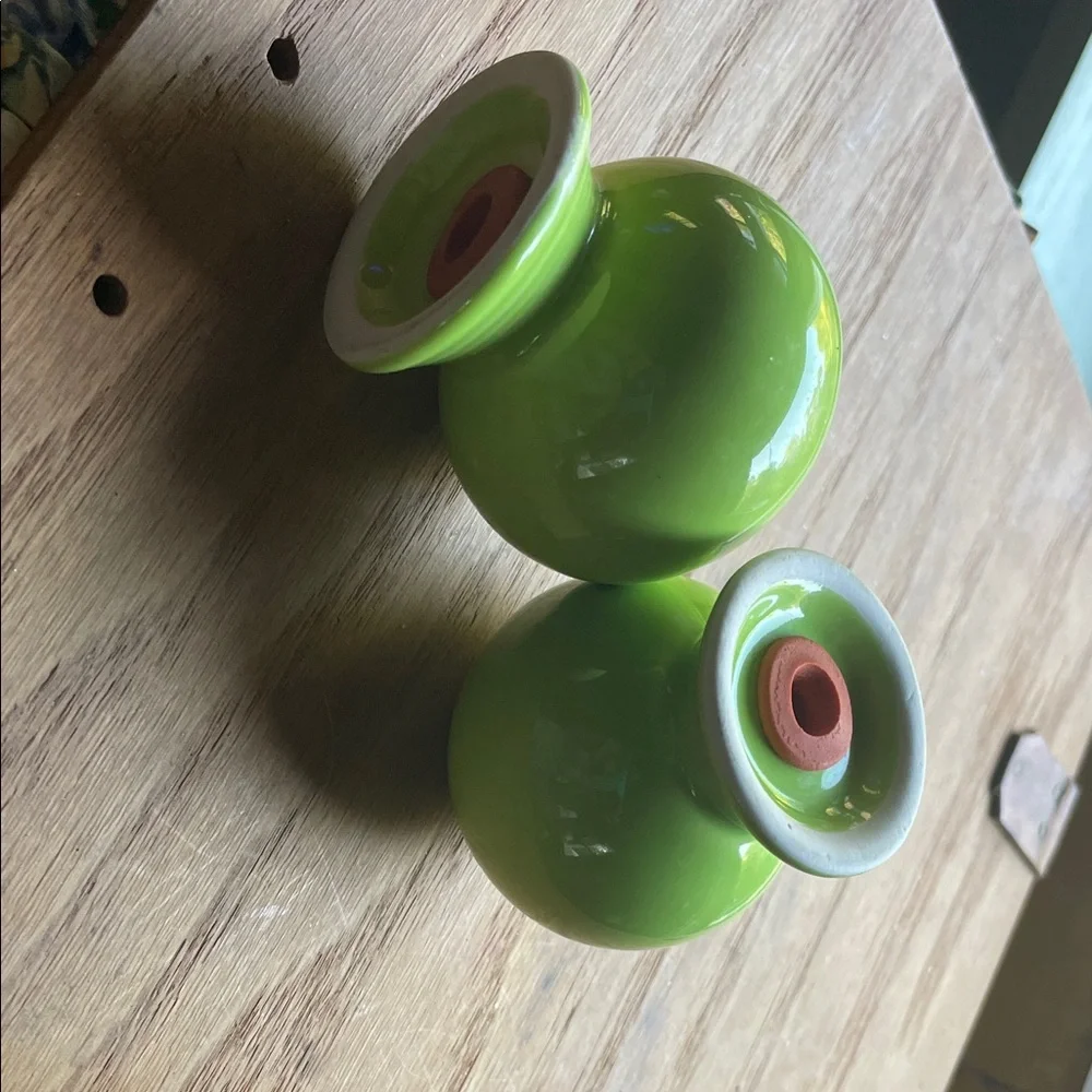 Fiestaware Lime Green Salt and Pepper Shakers